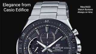 Casio edifice Solar Sapphire EFSS560DB1AVUEF Review [upl. by Elbag]