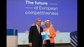 Von der Leyen and Draghi Unveil Strategies for Europes Future Competitiveness [upl. by Vivyanne]