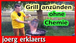 Kommt der beste Anzündkamin von Rösle  Grill anzünden natürlich ohne Chemie Tutorial Nr183 [upl. by Naeroled]