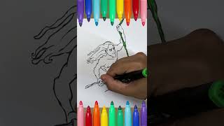 Tarzan da colorare  Tutorial per Bambini  Disegni da colorare [upl. by Theobald]