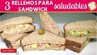 Rellenos para sandwich nutritivos  Cocina de Addy [upl. by Cuthbert]