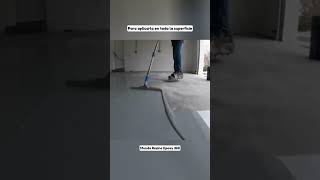 como hacer un piso con resina epóxica resinaepoxica construccion epoxyfloor resinaepoxy decor [upl. by Dagnah]