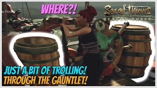 GOING THROUGH THE TROLL GAUNTLET  Sea of Thieves PvP [upl. by Esilahs279]