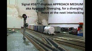 Layout Operating CTC Signal System Demonstration [upl. by Annayd]