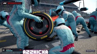 F1 Manager 2024 12 GP von China  das spannende Rennen [upl. by Akirej482]