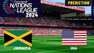 Jamaica vs USA CONCACAF Nations League 2024 Quarter Final Match Preview Prediction [upl. by Alyehs]