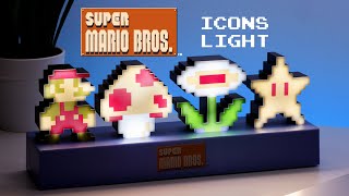 Super Mario Bros Icons Light  Paladone [upl. by Jankell47]