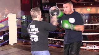 Mike Mollo workout before Zimnoch fight [upl. by Aidne564]