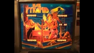 BLACK PYRAMID PINBALL MACHINE  BY BALLY 1984 [upl. by Snowber806]