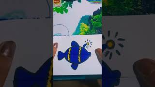 paper folding drawing ytshorts art favoritedraw youtubeshorts foryou foryoupage paperfolding [upl. by Neelyk]