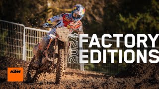 Setting a new benchmark in motocross – 2024 KTM SXF FACTORY EDITIONS  KTM [upl. by Polash568]