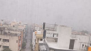 Live barish Chennai mein🌧️⛈️☔ [upl. by Notla]