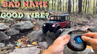 RC4wd D90 Defender Cheap Tire and Silicone insert review [upl. by Stamata755]