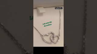 Diy 2 Mintue Korean Necklace making at home😱💗koreantrandingshort crafteraastha446subscribepz💞🥰🙏 [upl. by Rohclem]