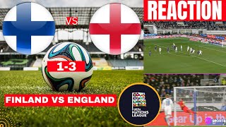 Finland vs England 13 Live Stream Nations League Football Match Score Commentary Highlights Lions [upl. by Carlock]