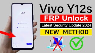 Vivo Y12s Google Account Bypass 2024  NEW METHOD Without Computer [upl. by Persas263]