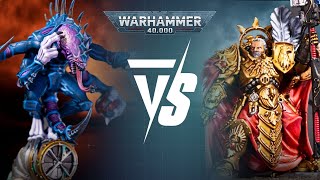 Warhammer 40k 10th Edition Live 2000pts Battle Report Genestealer Cult Vs Adeptus Custodes [upl. by Oad]