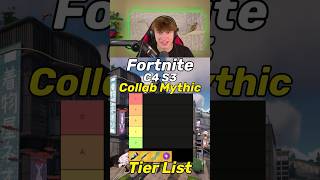 Collab Mythic Tier List fortnite [upl. by Cuhp]