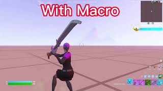 No Macro VS Macro Fortnite [upl. by Ayela180]