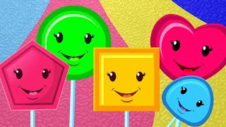 Five Little Lollipops Learn To Count and Educational Video for Kids [upl. by Iow]