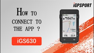 iGS630｜How to connect to the App [upl. by Stricklan]