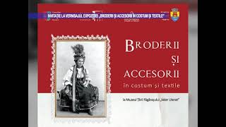 Invitație la vernisajul expoziției „Broderii și accesorii în costum și textilequot [upl. by Ready897]