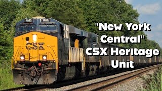 CSX 1853 quotNew York Centralquot Heritage Unit amp More  August 16 2024 [upl. by Airdnaz]