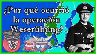 🔥¿Por qué ALEMANIA invadió DINAMARCA y NORUEGA Segunda GM 🇩🇰 🇳🇴 🇩🇪  El Mapa de Sebas [upl. by Hickie]