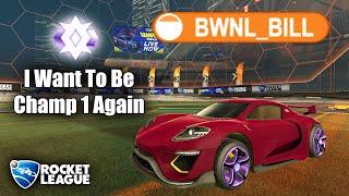 Rocket League Champ 2 Gameplay But im Slowly Deranking [upl. by Mayman61]