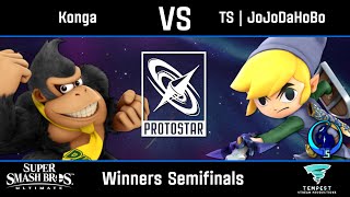 Konga Donkey Kong vs TS  JoJoDaHoBo Toon Link  Ultimate Winners Semifinals  Protostar 47 [upl. by Akihsal]