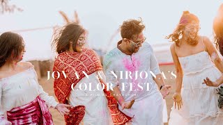 Jovan amp Nirjona’s Color Fest  Jovan Wedding  ছায়াছবি  Chayachobi [upl. by Maroney]