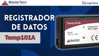 Registrador de temperatura Temp101A  MADGETECH [upl. by Yerffeg]