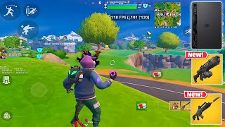 Red Magic Nova 120 FPS Fortnite Mobile Gameplay Fortnite Chapter 6 BOSSES and MYTHICS are AMAZING [upl. by Latsyrk]