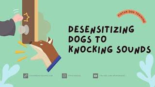 Dog desensitization knocking sounds [upl. by Kcire]