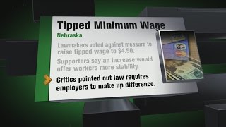 Tipped Worker Minimum Wage Proposal Dies [upl. by Ailegnave437]