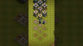 coc PEKKA VS all levels Archer Tower clashofclans coc games shortsvideo shortsfeed [upl. by Ajtak976]