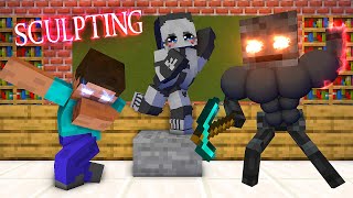 SCULPTING  Minecraft Animation [upl. by Ferdy]