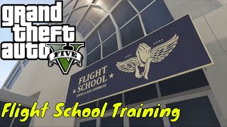 GTA 5 Flight School Training Complete Grand Theft Auto V 2021 [upl. by Eittam]