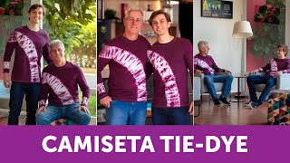 CAMISETA TIEDYE  COMO FAZER O TINGIMENTO [upl. by Swan]