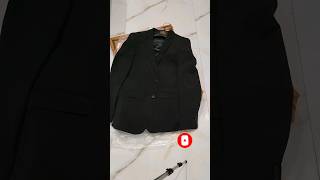 INVICTUS Men Black Solid Blazer unboxing shorts invictus blazer myntra style fashion haul [upl. by Hnoj]