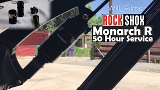 DIY RockShox Monarch R Debonair 50Hour Air Can Service [upl. by Atrebor]