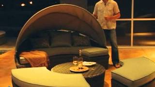 Rendezvous AllWeather Wicker Sectional Daybed  Product Review Video [upl. by Kalin]