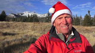 Merry Christmas from Mammoth Lakes California Paragliders check flying conditions for Santa Claus [upl. by Aneret]