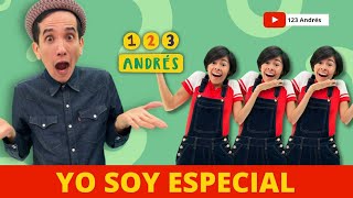 Yo Soy Especial  123 Andrés  Canción alegre divertida para bailar y cantar ¡Celebra la niñez [upl. by Bushey]