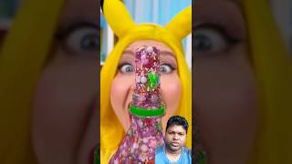 How to make frozen jelly from lollipop 🍭 candy jellysnack challenge frozenjelly jelly shorts [upl. by Azilef]