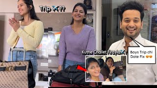 Neha amp Ankita ची Girl’s Trip Nighali ✈️ Kuthe challet 😍 amp 3rd December News💯💪🏻  aditya satpute [upl. by Brom836]