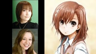 Anime Voice Comparison Mikoto Misaka A Certain [upl. by Shelah]