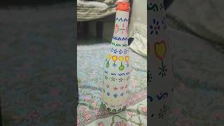 First time bottle painting 🎨😀bottlepainting youtubeshorts song trending viralshort viralvideo [upl. by Llehcsreh476]