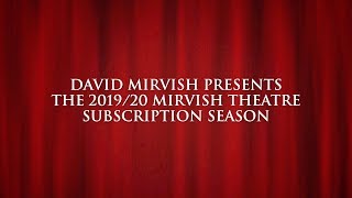 20192020 Mirvish Theatre Subscription Season [upl. by Dearden770]