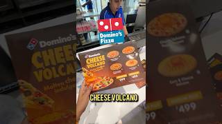 Dominos new cheese volcano pizza  dominos cheesevolcanopizza dominospizza dominosreview [upl. by Ynohtnaeoj92]